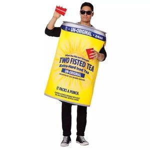 Yellow Two Fisted Tea Costume